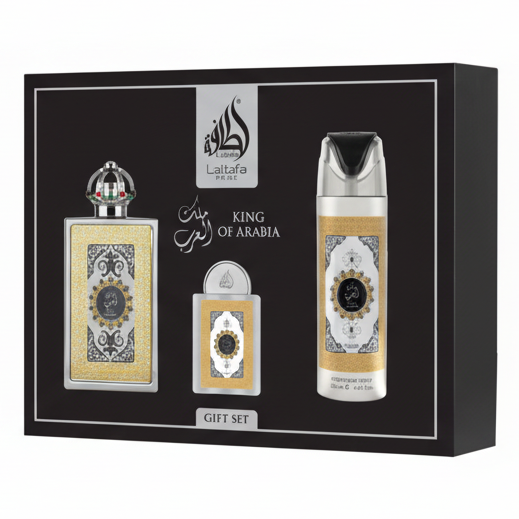 Lattafa King of Arabia giftset 3pcs | Men