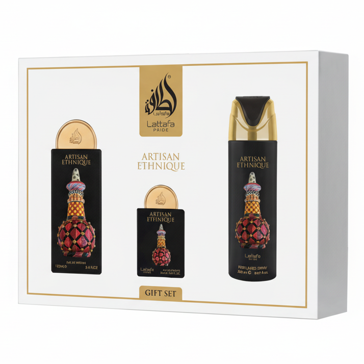 Lattafa Artisan Ethnique giftset 3pcs | Unisex