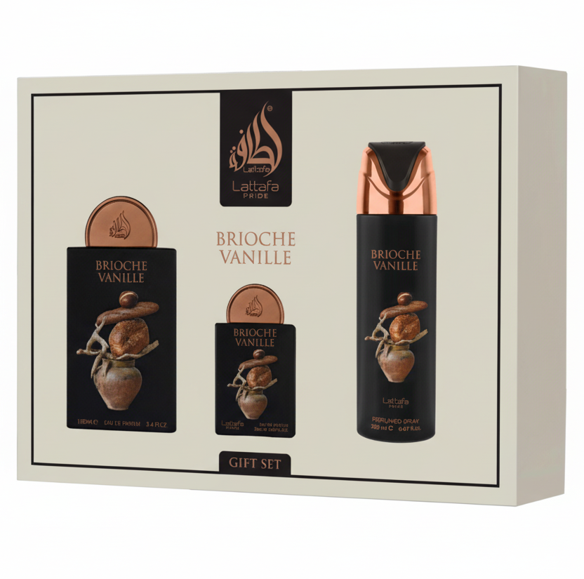 Lattafa Brioche Vanille giftset 3pcs | Women