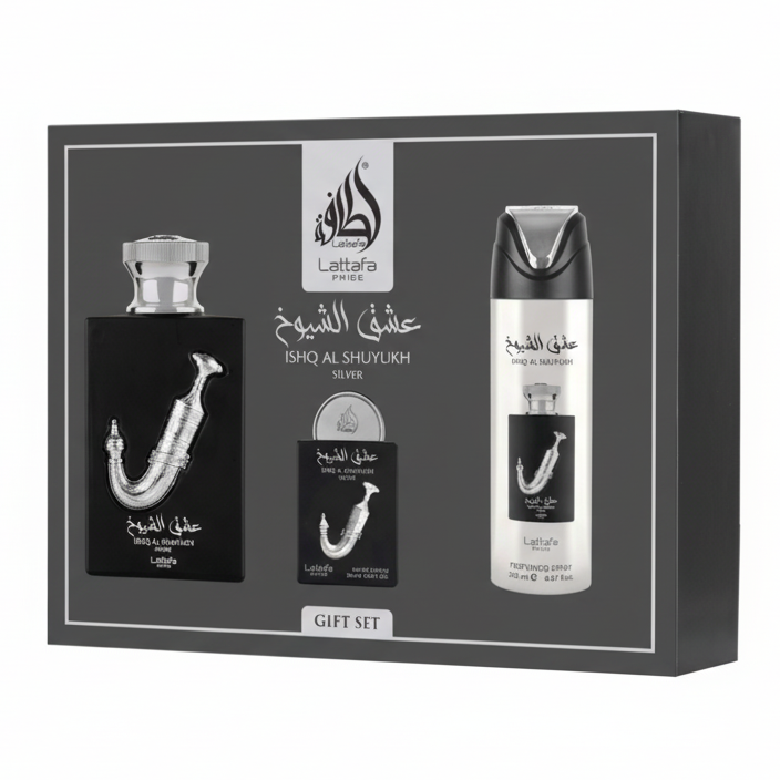 Lattafa Ishq al shuyukh giftset 3pcs | Unisex